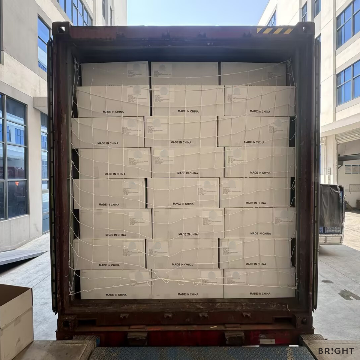 Logistics shipment bright